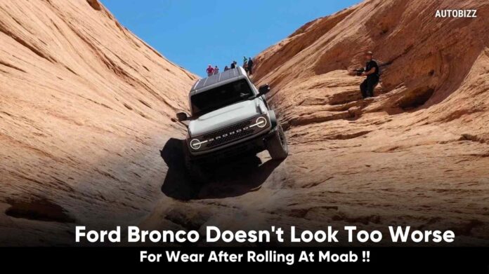 Ford Bronco Doesn't Look Too Worse For Wear After Rolling At Moab