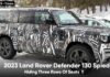 2023 Land Rover Defender 130 Spied Hiding Three Rows Of Seats