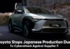 Toyota Stops Japanese Production Due To Cyberattack Against Supplier