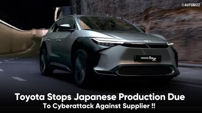 Toyota Stops Japanese Production Due To Cyberattack Against Supplier