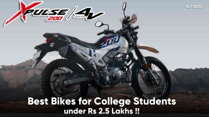 Best Bikes for College Students under Rs 2.5 Lakhs