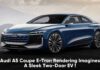 Audi A5 Coupe E-Tron Rendering Imagines A Sleek Two-Door EV