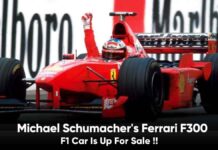 Michael Schumacher's Ferrari F300 F1 Car Is Up For Sale