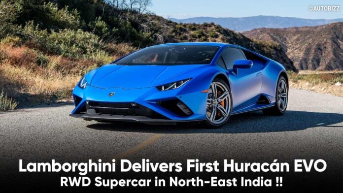 Lamborghini Delivers First Huracán EVO RWD Supercar in North-East India