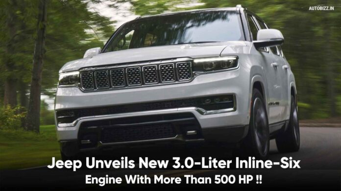 Jeep Unveils New 3.0-Liter Inline-Six Engine With More Than 500 HP