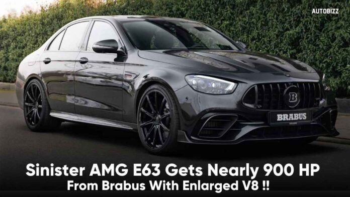 Sinister AMG E63 Gets Nearly 900 HP From Brabus With Enlarged V8