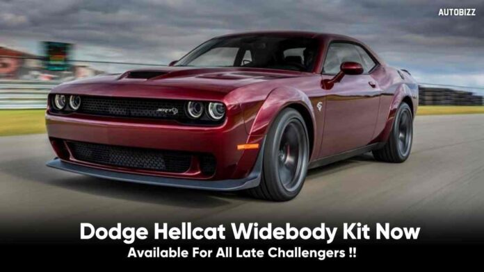 Dodge Hellcat Widebody Kit Now Available For All Late Challengers