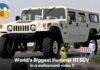 World’s Biggest Hummer H1 SUV in a Walkaround Video