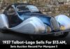 1937 Talbot-Lago Sells For $13.4M, Sets Auction Record For Marquee