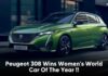 Peugeot 308 Wins Women's World Car Of The Year