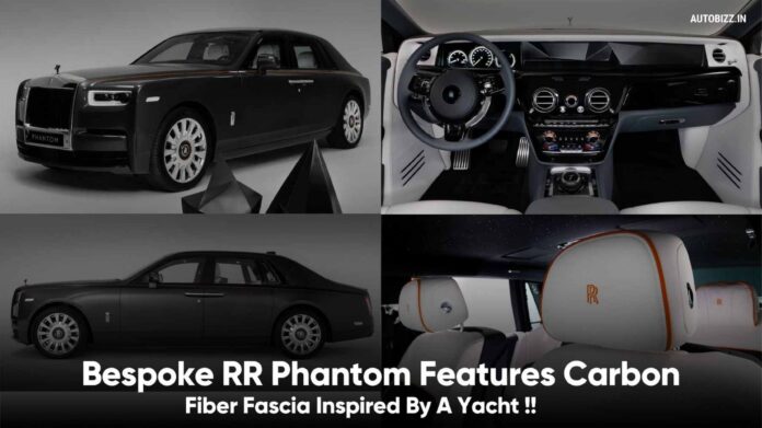 Bespoke RR Phantom Features Carbon Fiber Fascia Inspired By A Yacht