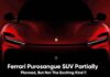Ferrari Purosangue SUV Partially Revealed In First Official Teaser
