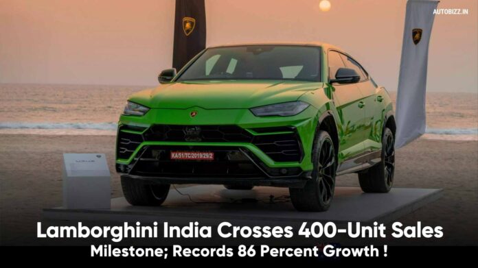Lamborghini Sells 400 Cars in India Since 2007