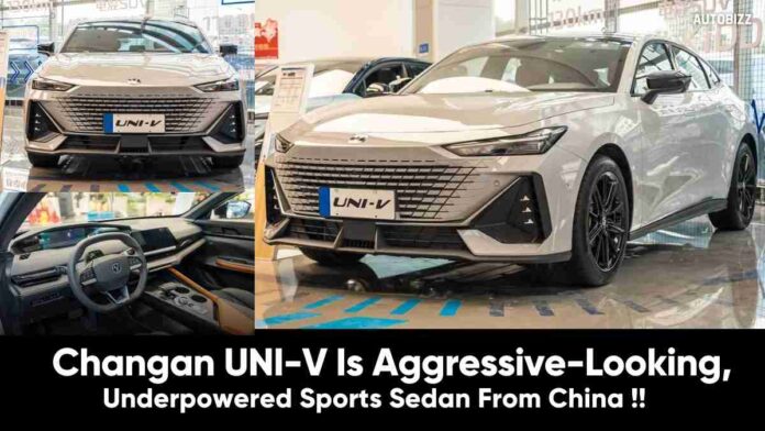 Changan UNI-V Is Aggressive-Looking, Underpowered Sports Sedan From China