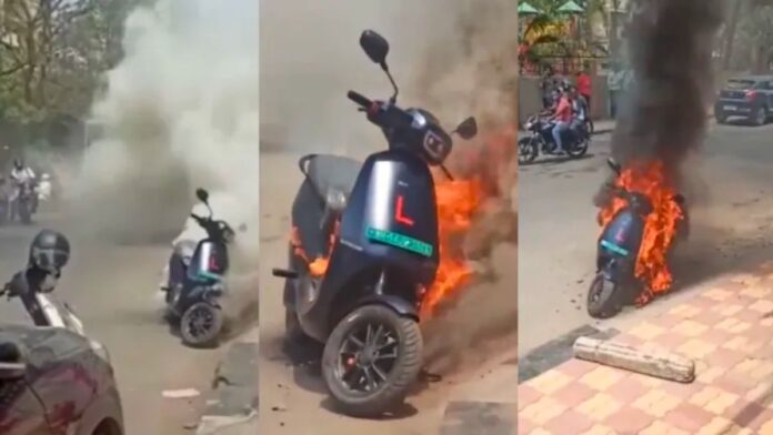 Ola S1 Electric Scooter Catches Fire In Pune