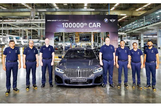 BMW Rolls Out 1,00,000th 'Made-in-India' Car