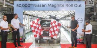 Nissan India Rolls Out 50,000th Unit Of Magnite