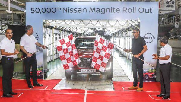Nissan India Rolls Out 50,000th Unit Of Magnite