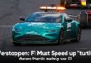Verstappen: F1 must speed up "turtle" Aston Martin safety carP