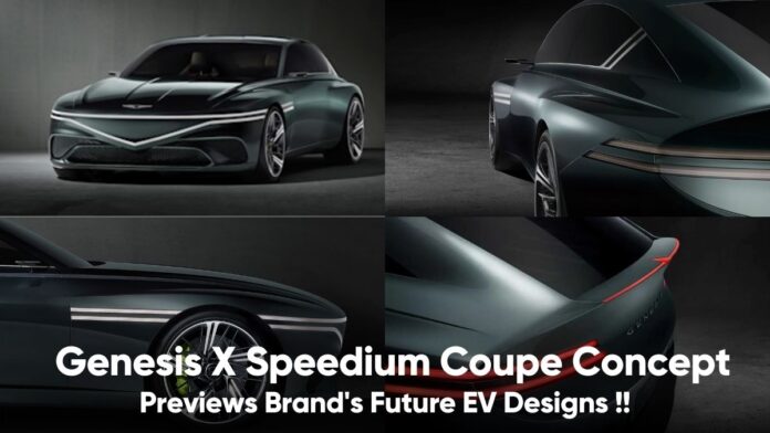 Genesis X Speedium Coupe Concept Previews Brand's Future EV Designs
