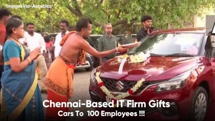 Chennai-Based IT Firm Gifts Cars To 100 Employees