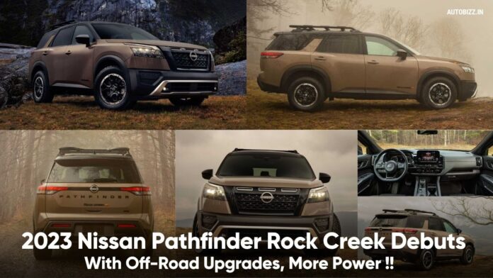 2023 Nissan Pathfinder Rock Creek Debuts With Off-Road Upgrades, More Power