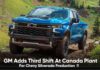 GM Adds Third Shift At Canada Plant For Chevy Silverado Production