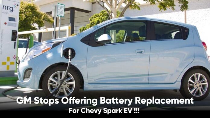 GM Stops Offering Battery Replacement For Chevy Spark EV