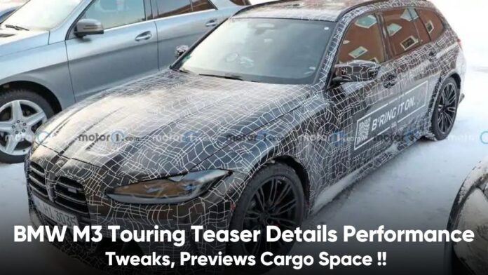 BMW M3 Touring Teaser Details Performance Tweaks, Previews Cargo Space