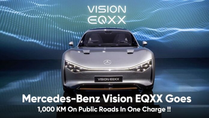 Mercedes-Benz Vision EQXX Goes 1,000 KM On Public Roads In One Charge