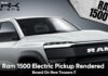 Ram 1500 Electric Pickup Rendered Based On New Teasers