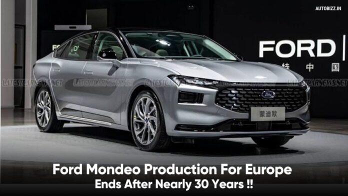 Ford Mondeo Production For Europe Ends After Nearly 30 Years