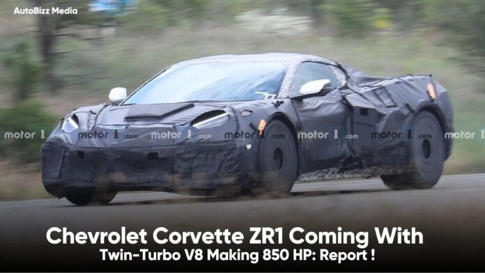 Chevrolet Corvette ZR1 Coming With Twin-Turbo V8 Making 850 HP: Report