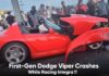 First-Gen Dodge Viper Crashes While Racing Integra: Attack Of The '90s