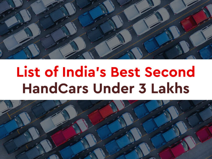 Best Second-Hand Cars Under 3 Lakhs