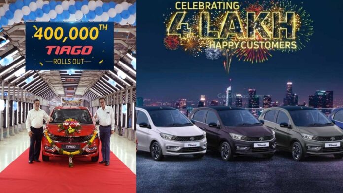 Tata Tiago Achieves 4 Lakh Sales Milestone