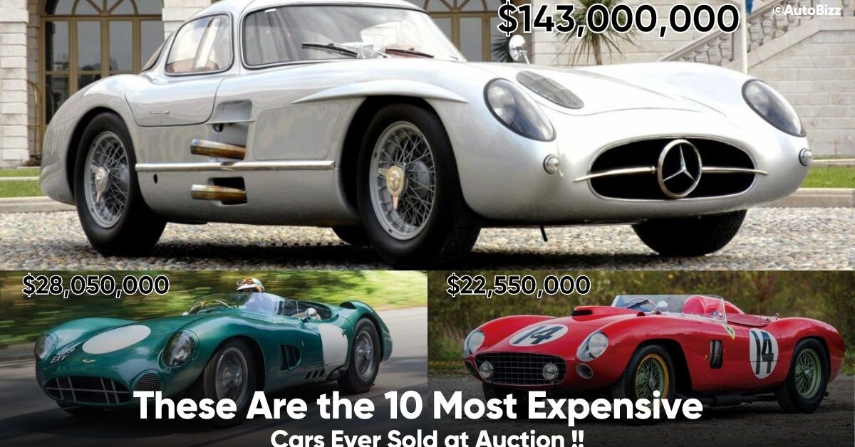 Top 10 Most Expensive Cars Ever Sold at Auction