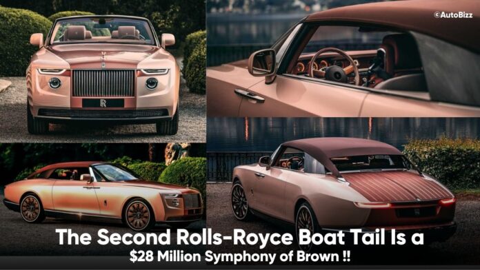 The Second Rolls-Royce Boat Tail Is a $28 Million Symphony of Brown