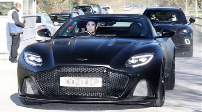 Cristiano Ronaldoâ€™s Aston Martin DBS Volante Car