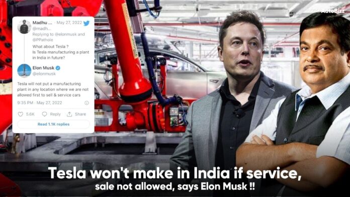 Tesla won't make in India if service, sale not allowed, says Elon Musk