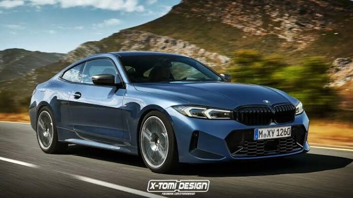 BMW 4 Series Looks Better with 3 Series LCI Grille