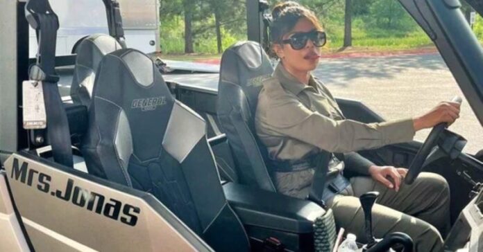 Priyanka Chopra Receives a Polaris ATV as a gift from Nick Jonas