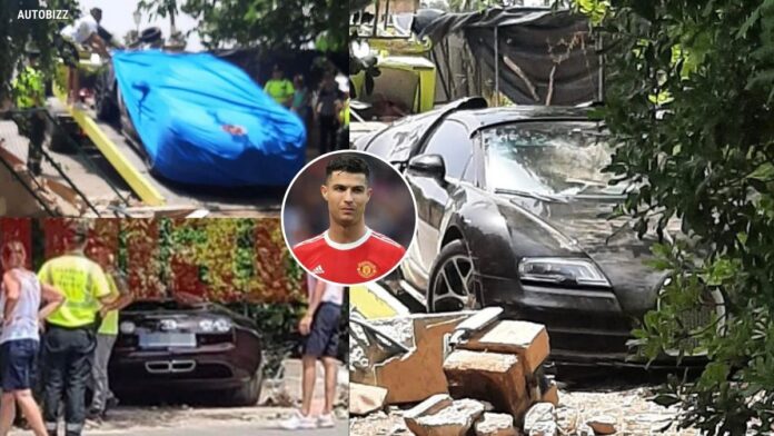 Cristiano Ronaldo's million-dollar supercar crashes into house in Spain