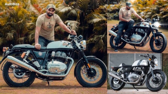 Indian cricketer Mohammed Shami buys a Royal Enfield Continental GT 650