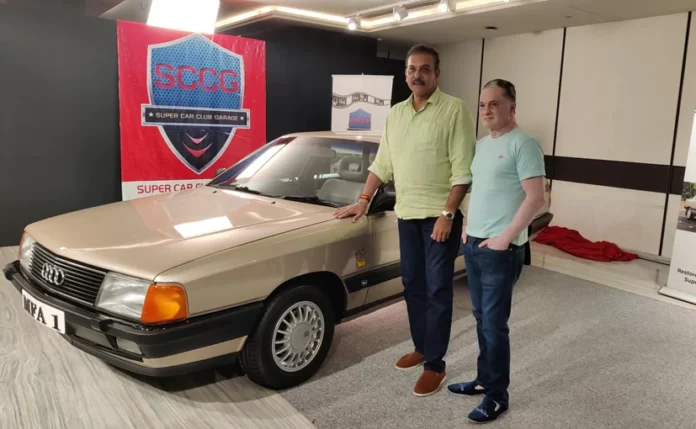 Former Cricketer Ravi Shastri's Iconic Audi 100 Gets Fully Restored By Super Car Club Garage