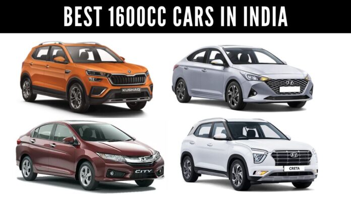 Best 1600cc Cars in India