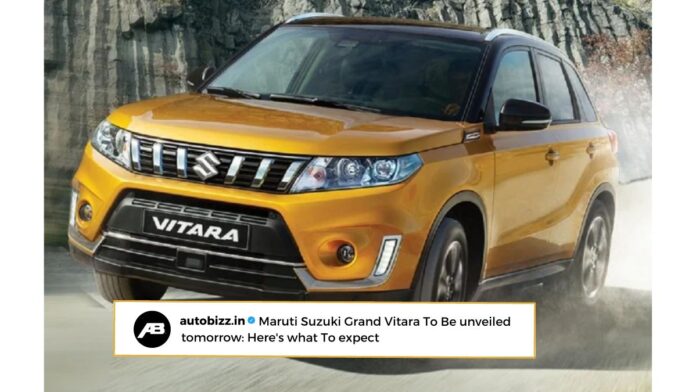Maruti Suzuki Grand Vitara To Be Unveiled Tomorrow: Here's What To Expect