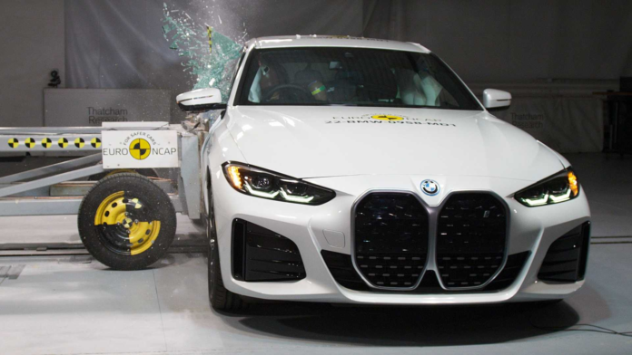 BMW i4 score 4 stars at Euro NCAP safety test