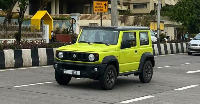 Suzuki Jimny 4X4 SUV Spotted in Mumbai