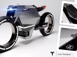 Future-Tesla Cybertruck-Inspired Bike, The Model M Electric Cybercycle Study